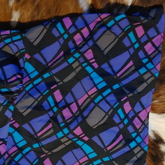 Sea Geometeic Tankini Top Sz 1X - Picture 3 of 7